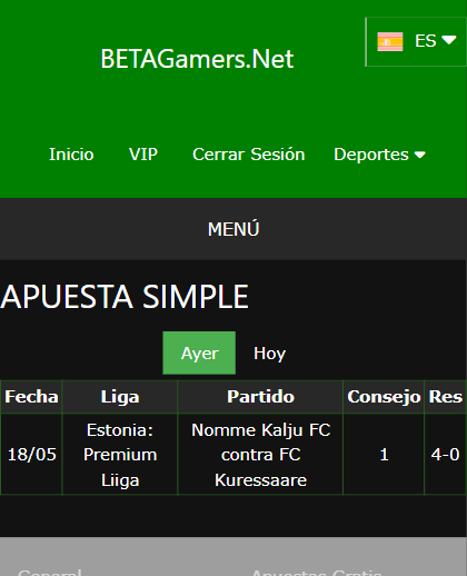 boletas de apuestas ganadoras